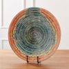 Global Views Watercolor Ringed Charger