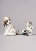 Lladro Cat and Mouse Figurine