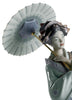 Lladro Japanese Portrait Woman Figurine