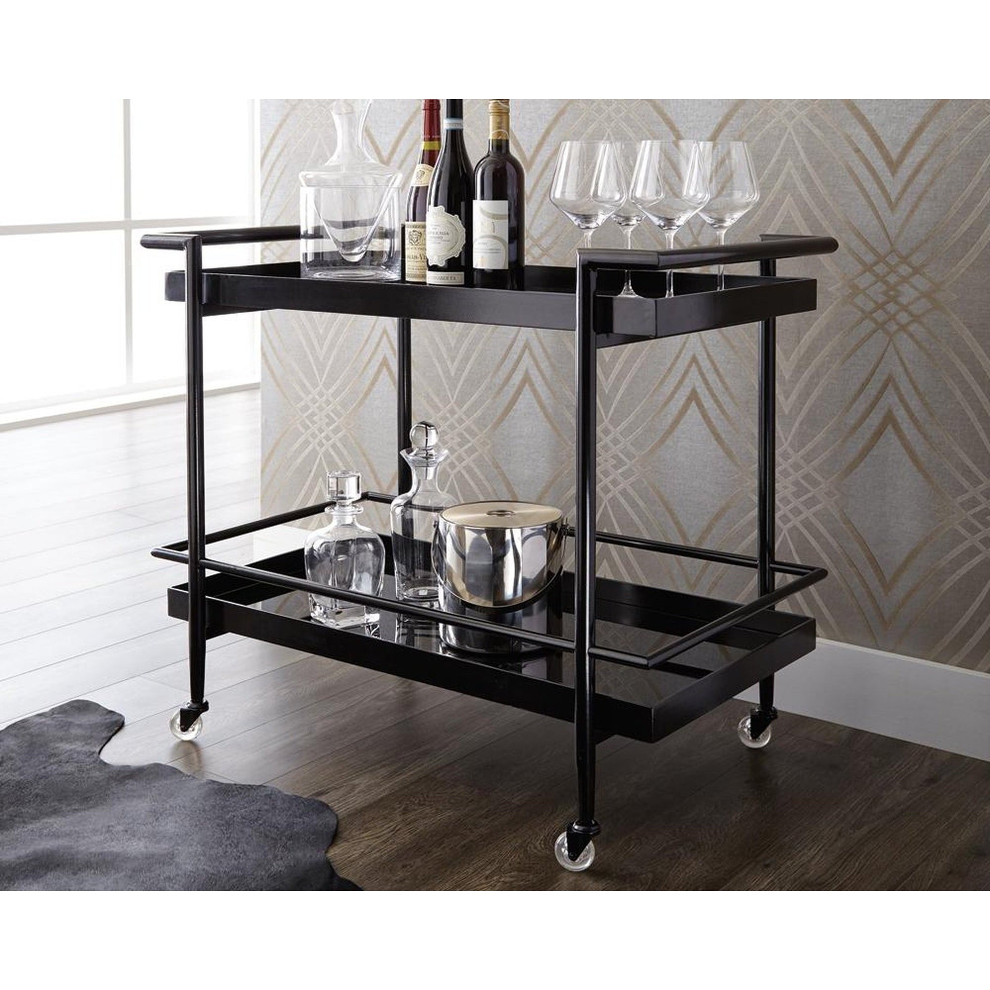 Sunpan Livingston Bar Cart