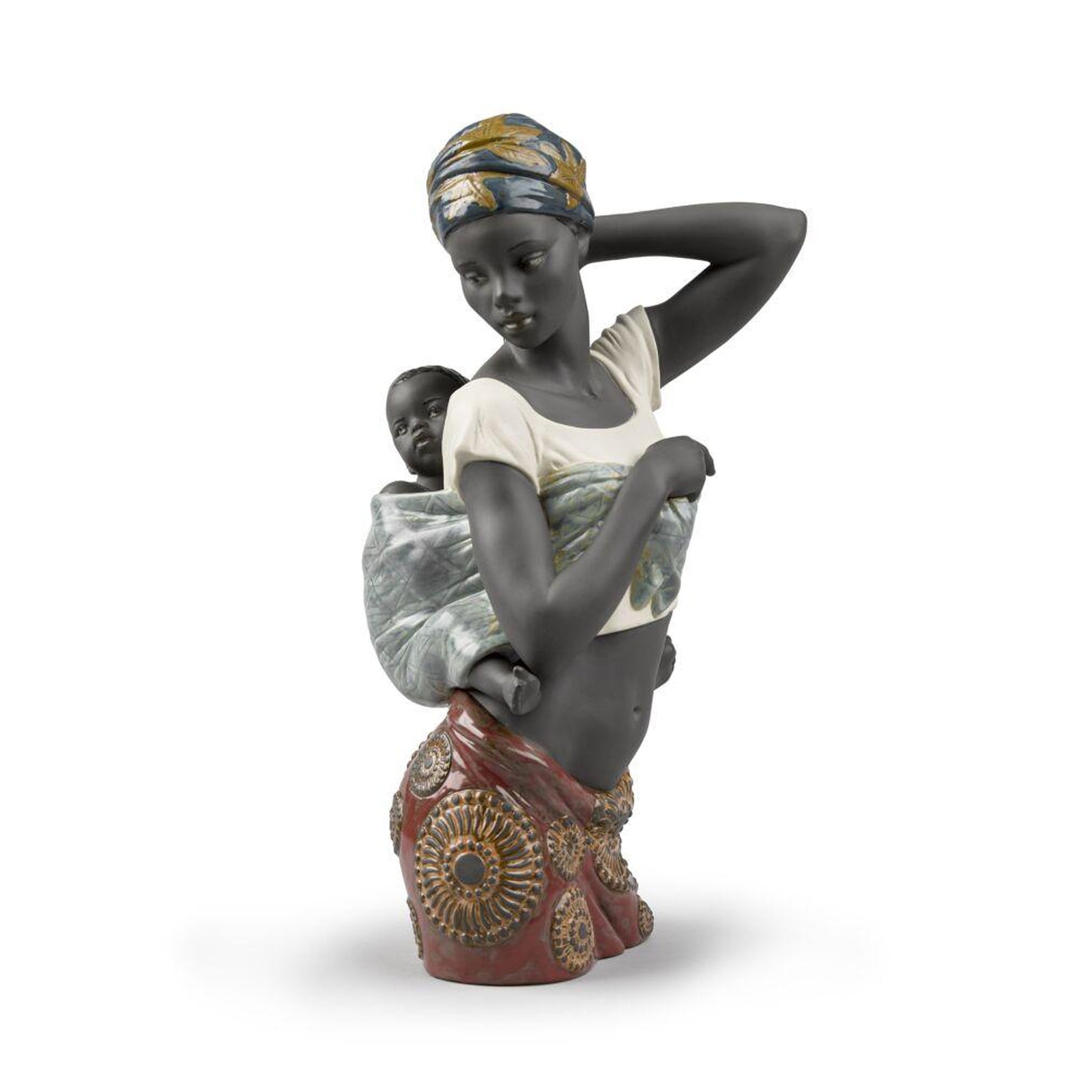 Lladro African Bond Mother Figurine