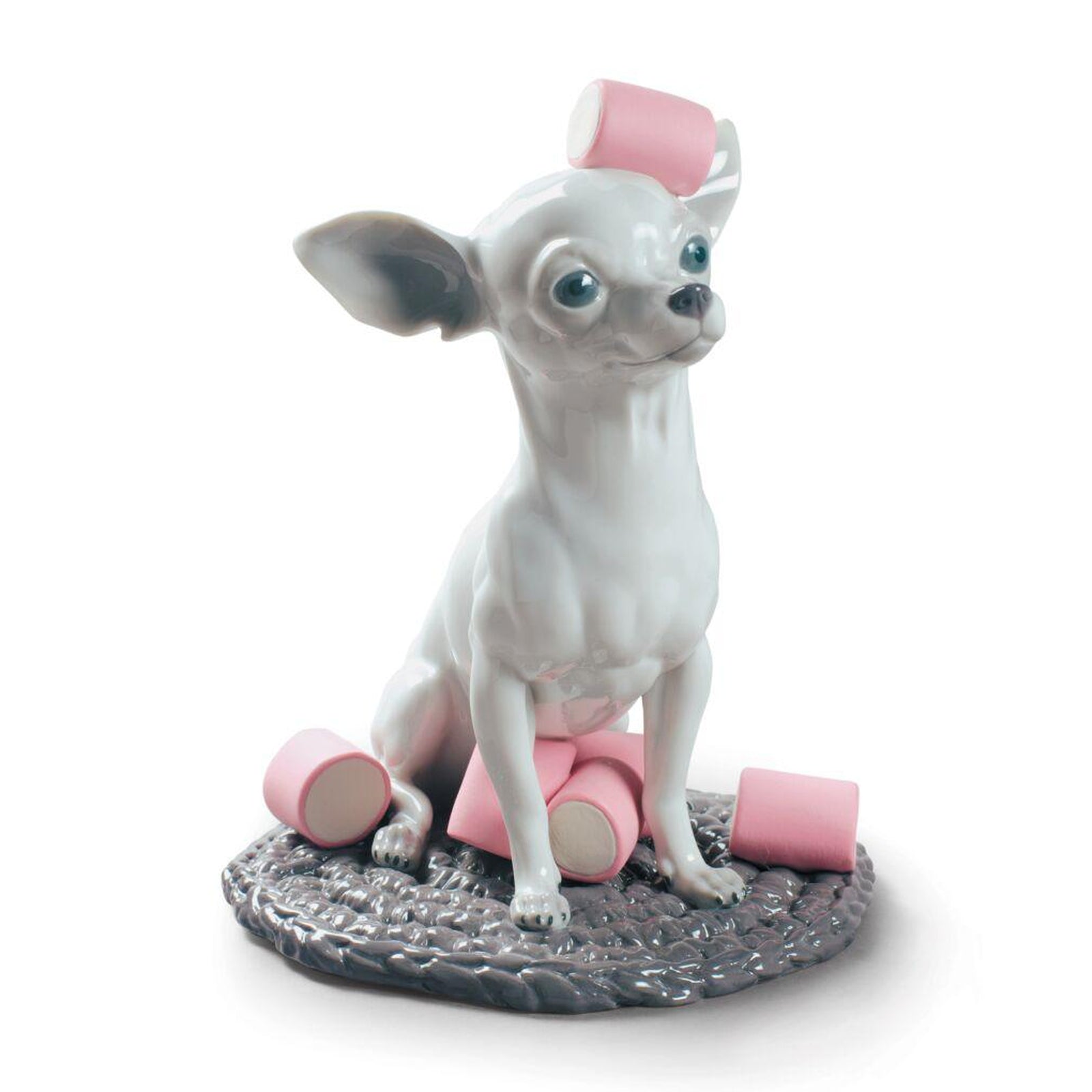 Lladro Chihuahua with Marshmallows Dog Figurine