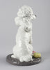 Lladro Poodle With Mochis Dog Figurine