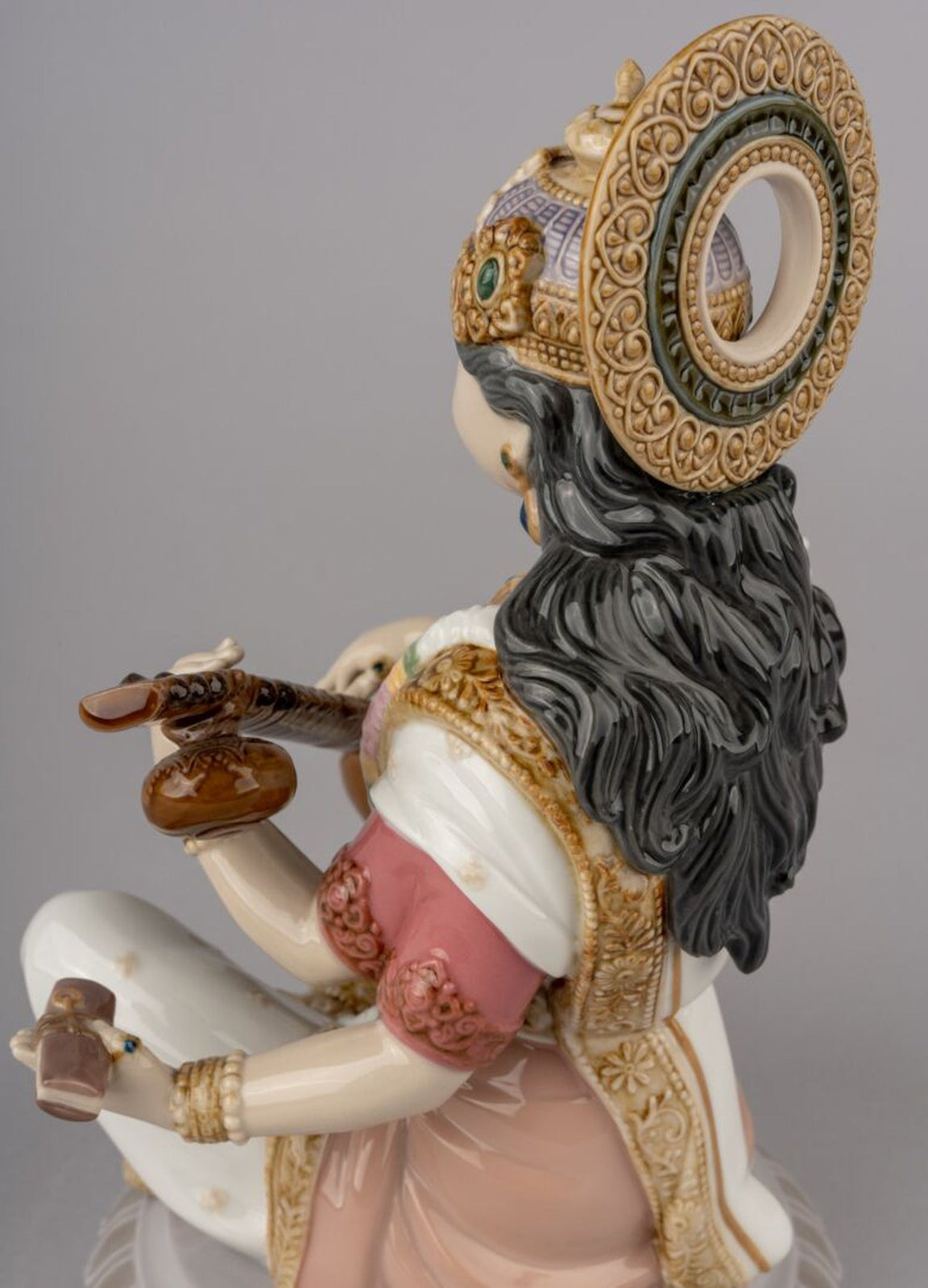 Lladro Goddess Saraswati Figurine