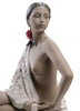 Lladro Nude with Shawl Woman Figurine