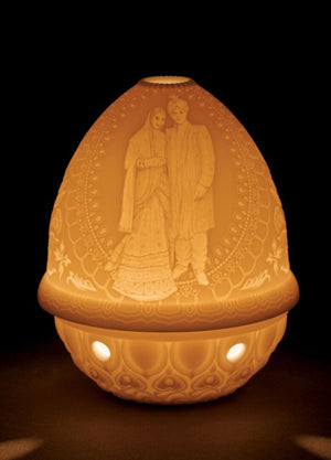 Lladro Indian Wedding Lithophane