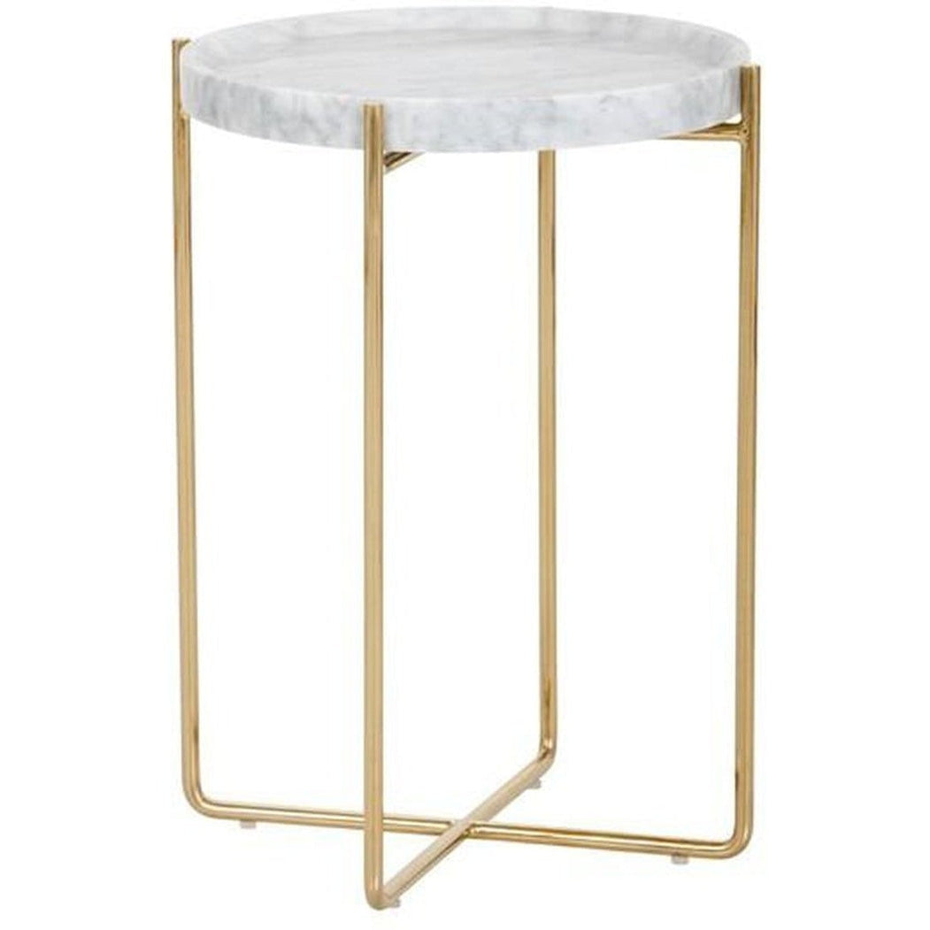 Sunpan Liv Side Table - White