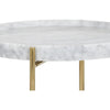 Sunpan Liv Side Table - White