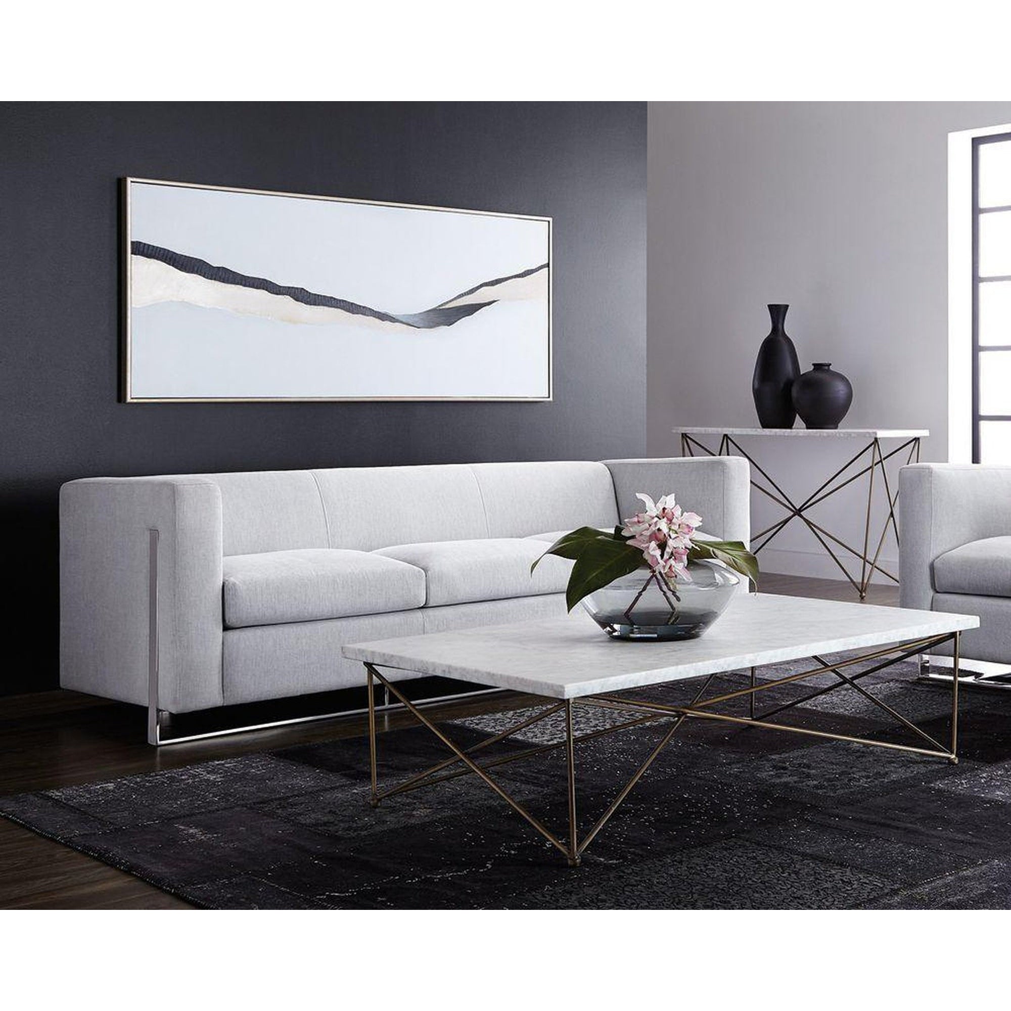 Sunpan Rectangular Skyy Coffee Table