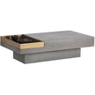 Sunpan Rectangular Quill Coffee Table