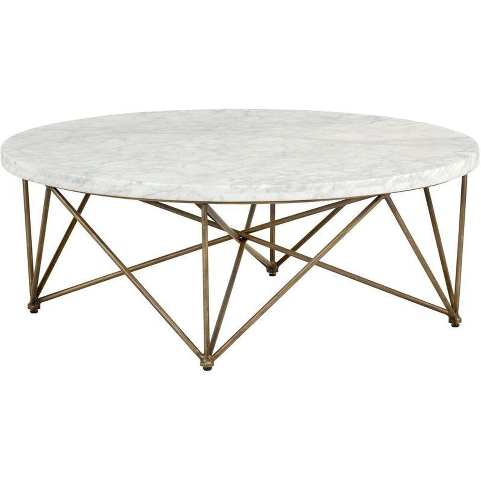 Sunpan Round Skyy Coffee Table