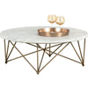 Sunpan Round Skyy Coffee Table