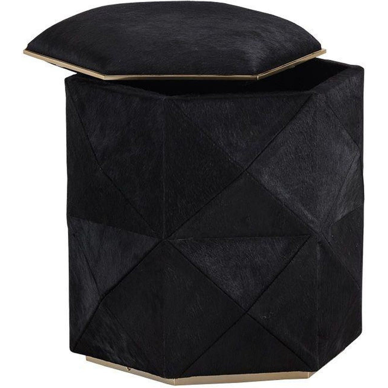 Sunpan Ashanti Storage Ottoman Small