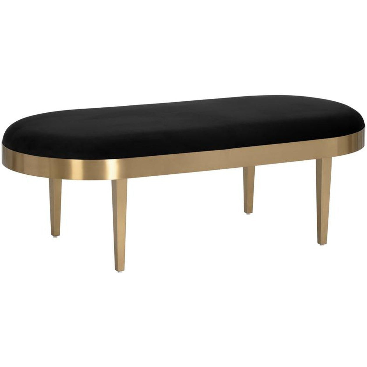 Sunpan Jolie Bench - Black Sky