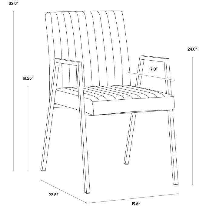 Sunpan Homer Armchair