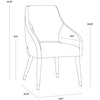 Sunpan Adelaide Dining Armchair