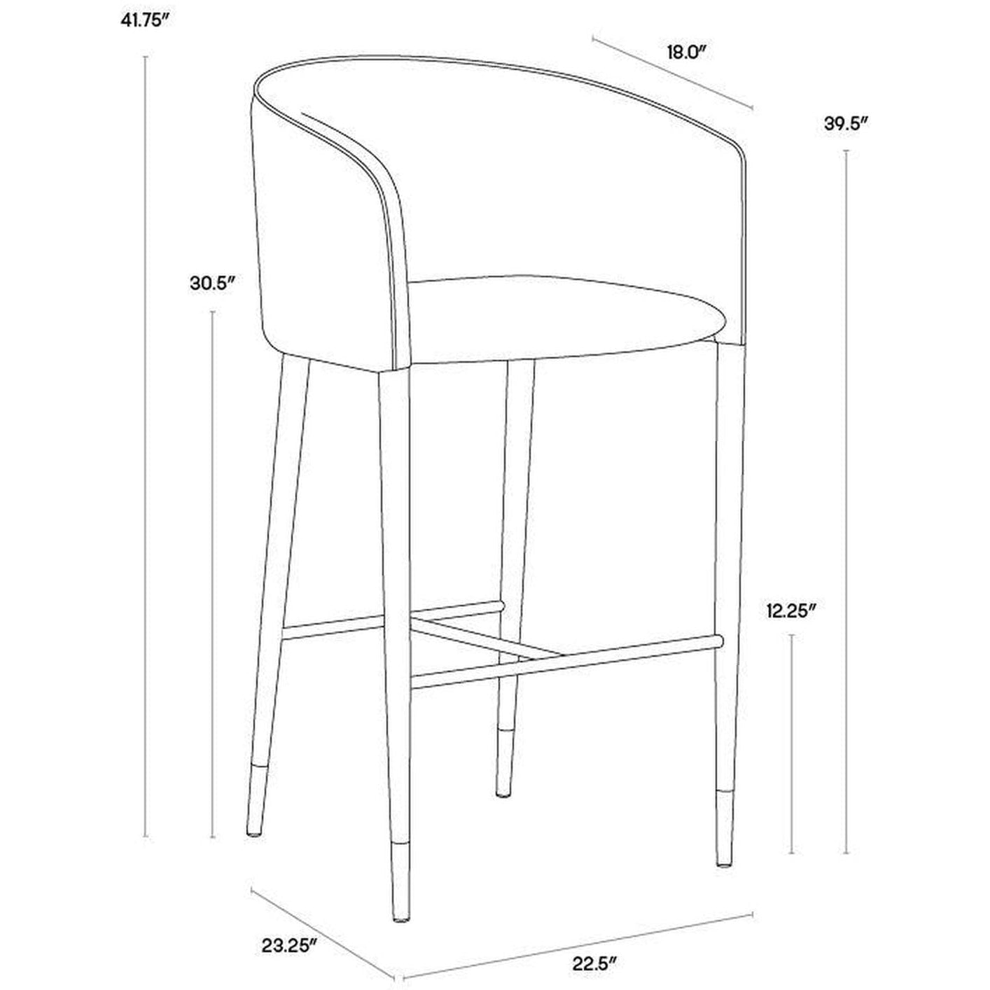 Sunpan Asher Barstool