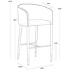 Sunpan Asher Barstool