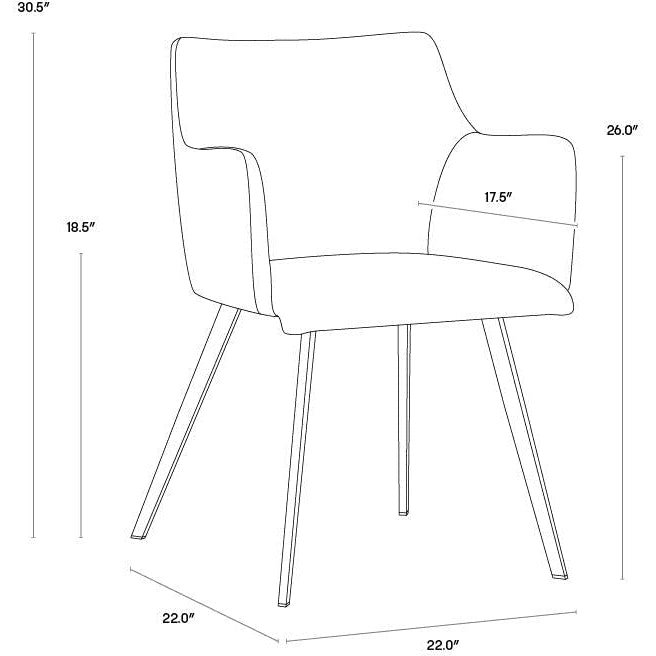 Sunpan Griffin Armchair