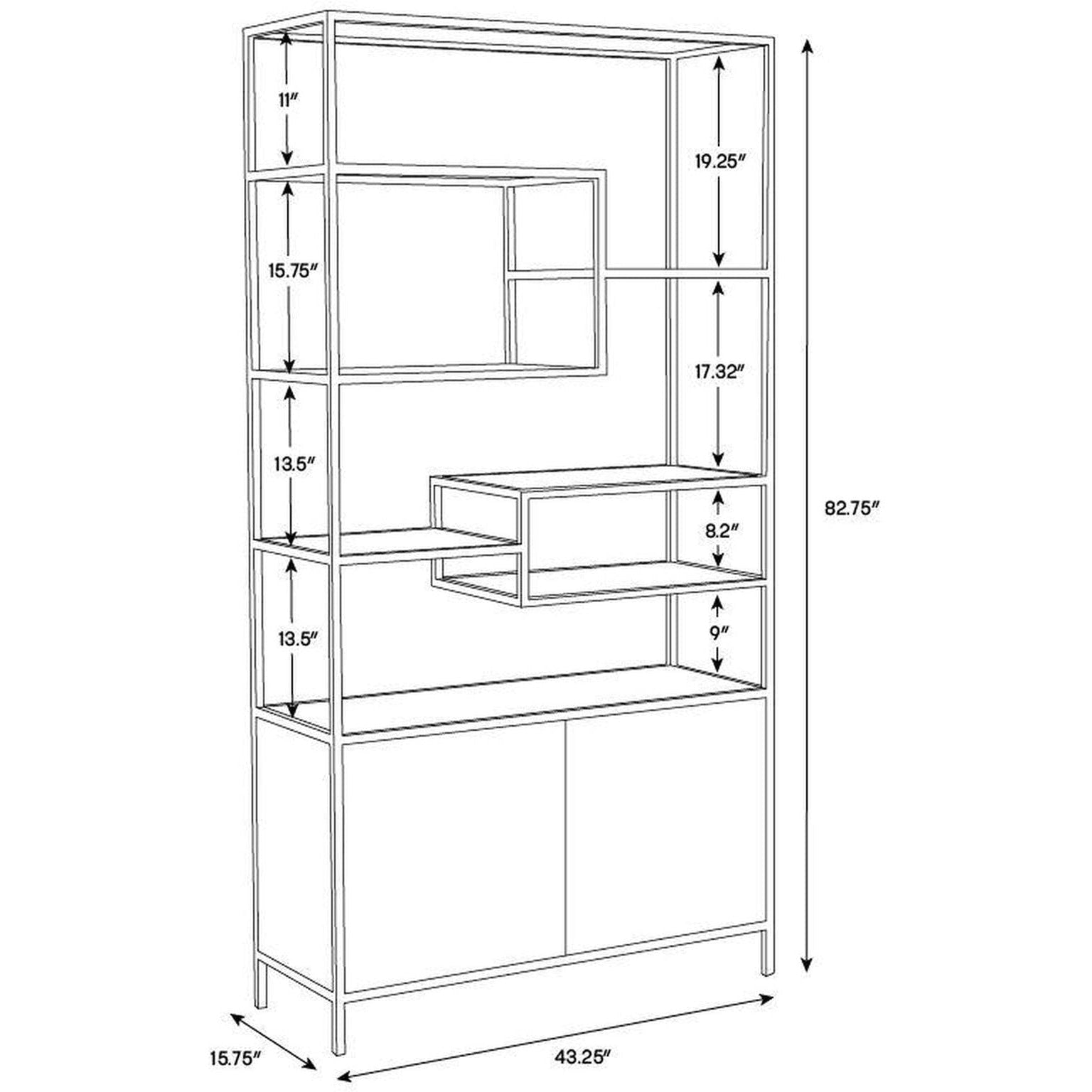 Sunpan Stamos Bookcase