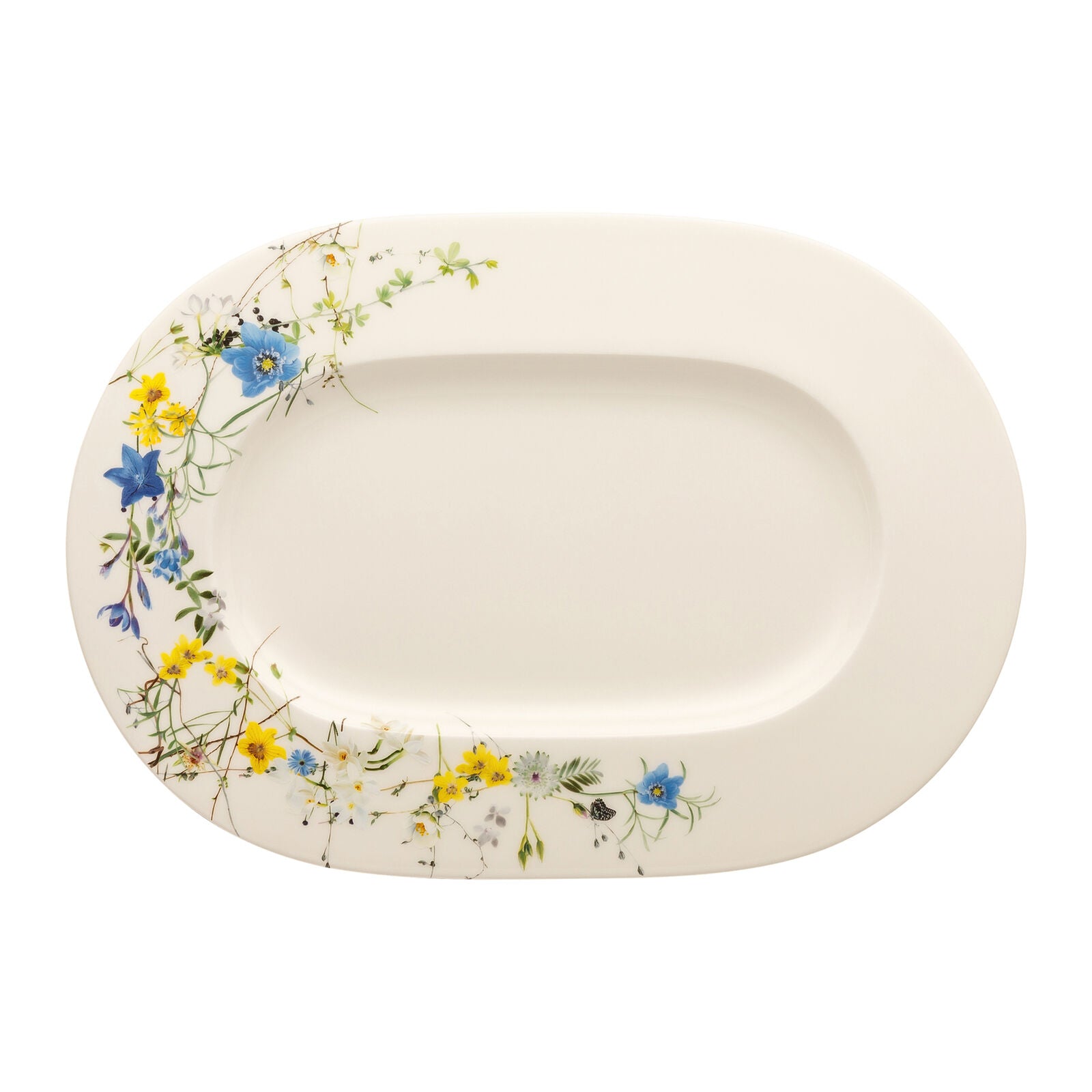 Rosenthal Brillance Fleurs des Alpes Platter Oval - 13 1/4 Inch