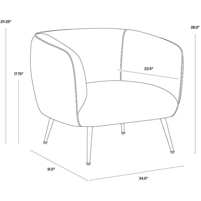 Sunpan Amara Lounge Chair