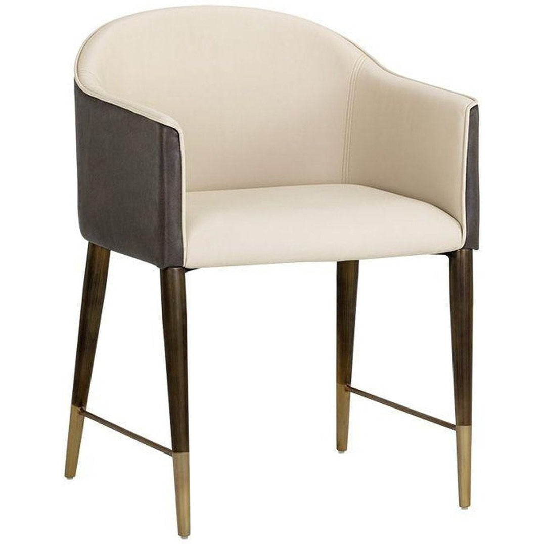 Sunpan Kylin Chair - Dillon Cream / Bravo Ash