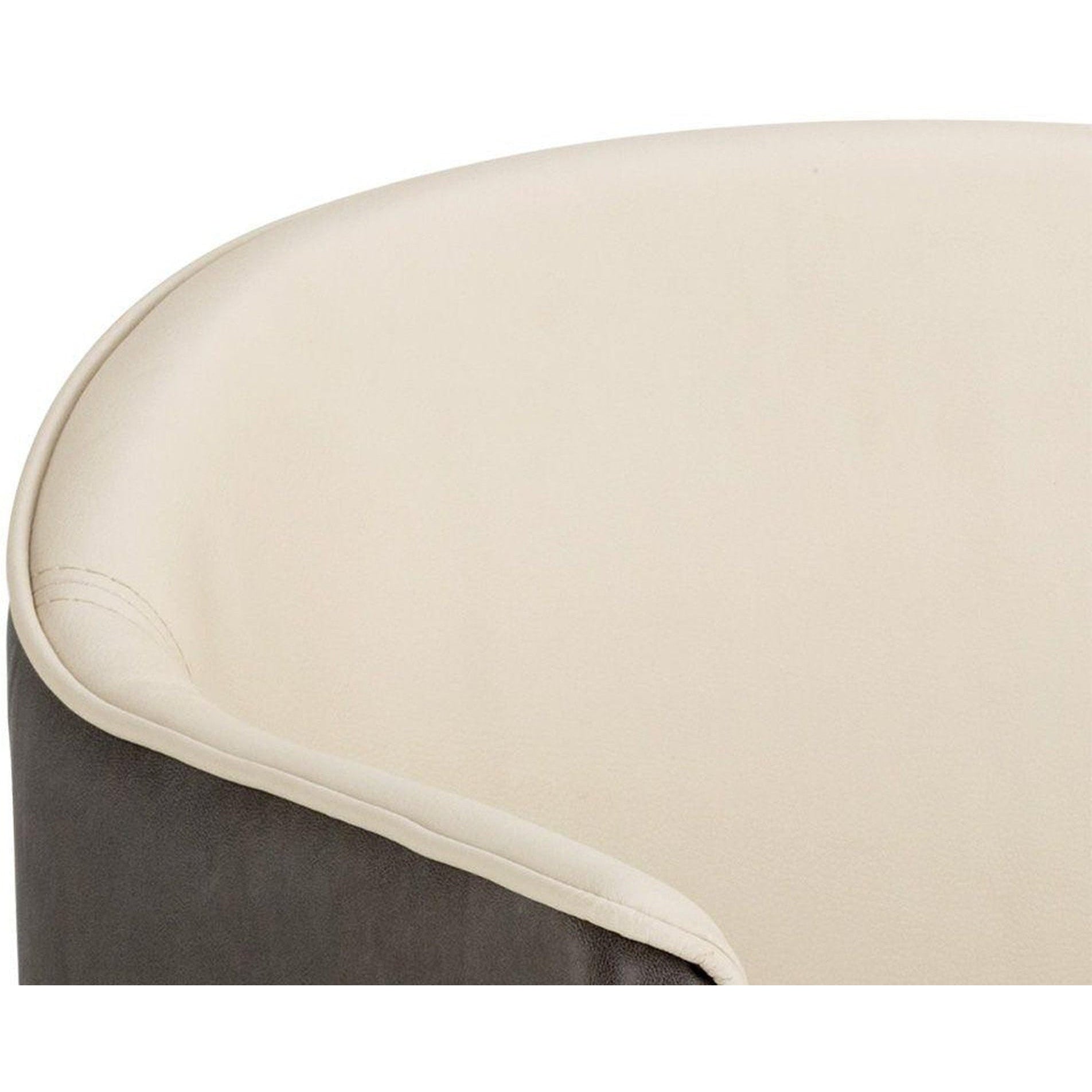 Sunpan Kylin Chair - Dillon Cream / Bravo Ash