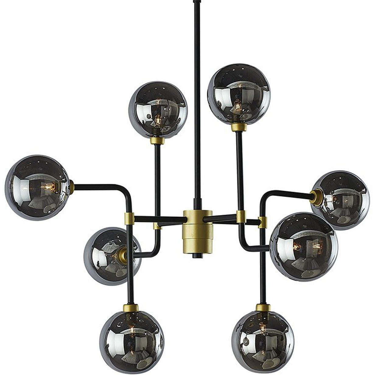 Sunpan Deimos Chandelier - Small - Smoke Grey