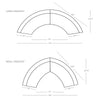 Four Hands Liam 2 PC Sectional