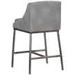 Sunpan Dalary Counter Stool - Bravo Metal / Polo Club Stone