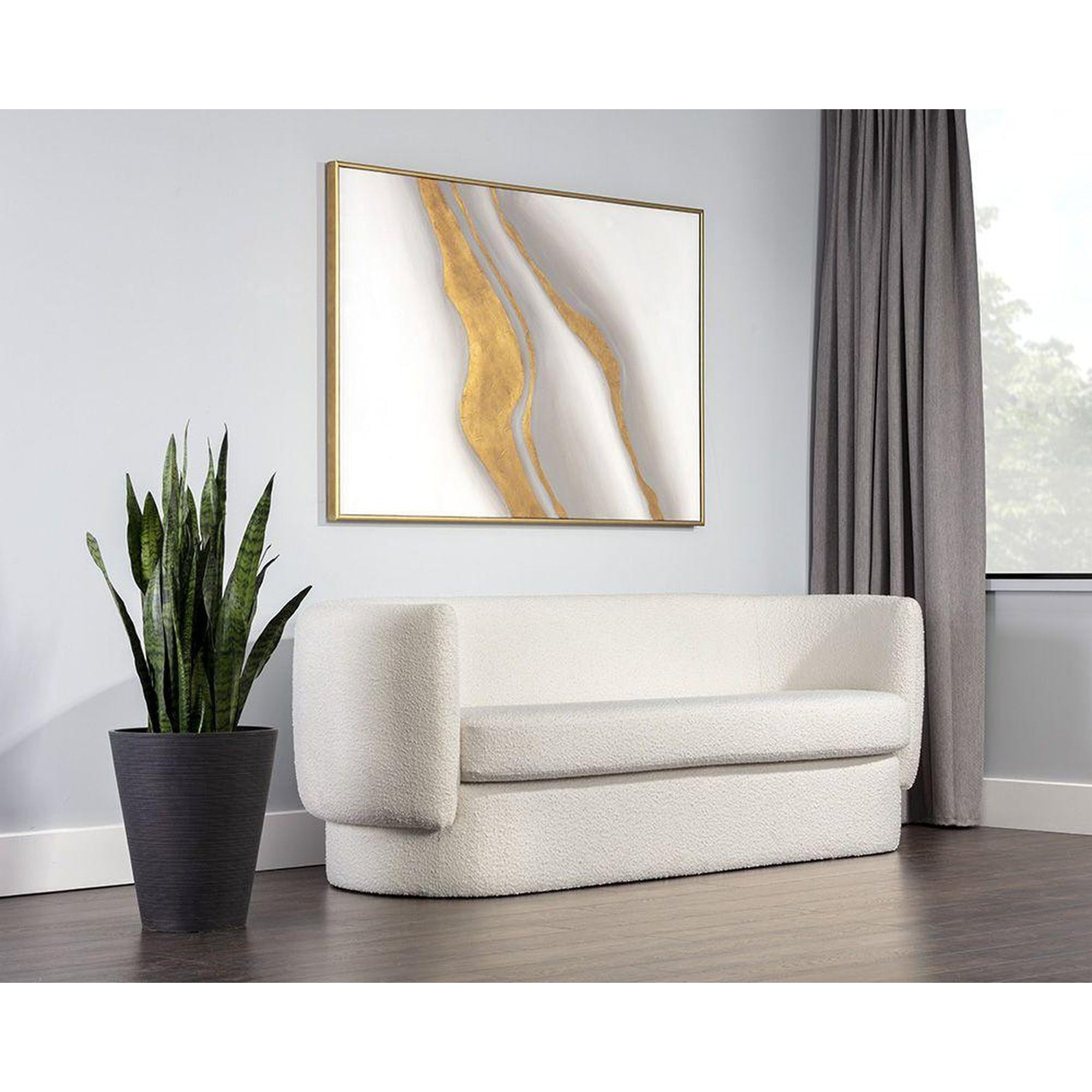 Sunpan Valence Sofa - Maya White