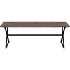 Sunpan Elon Bench - Vintage Cognac Leather