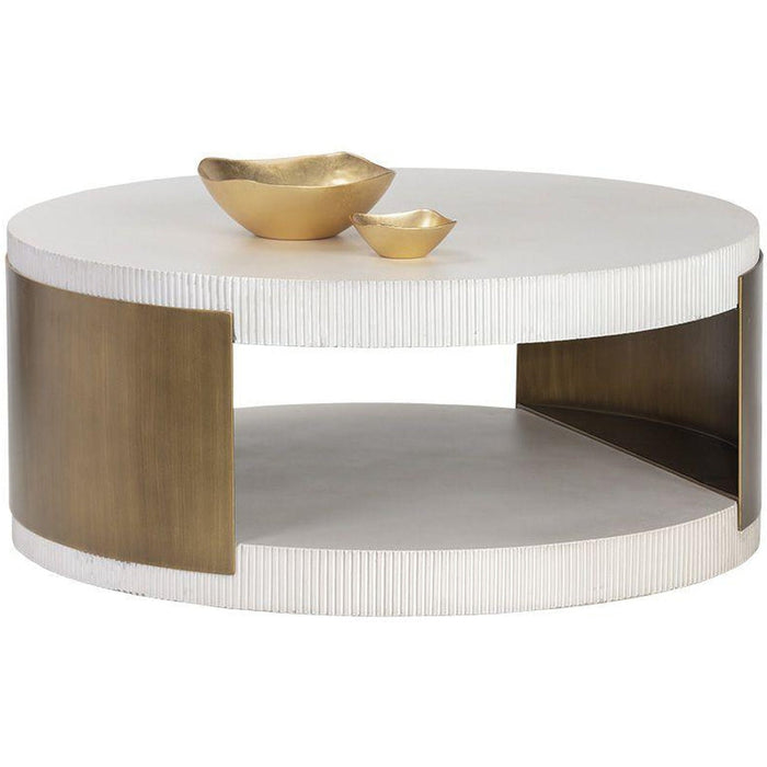 BRANDO OVAL COFFEE TABLE, GM