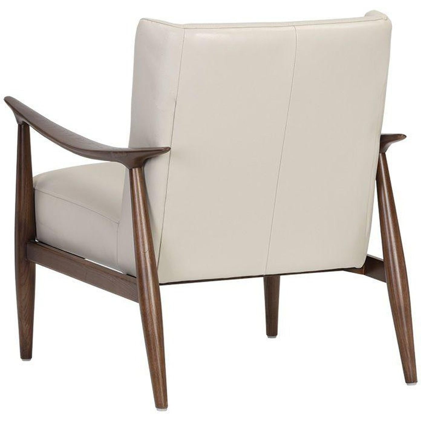 Sunpan Azella Lounge Chair - Manchester Stone Leather