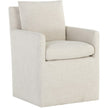 Sunpan Glenrose Wheeled Dining Armchair