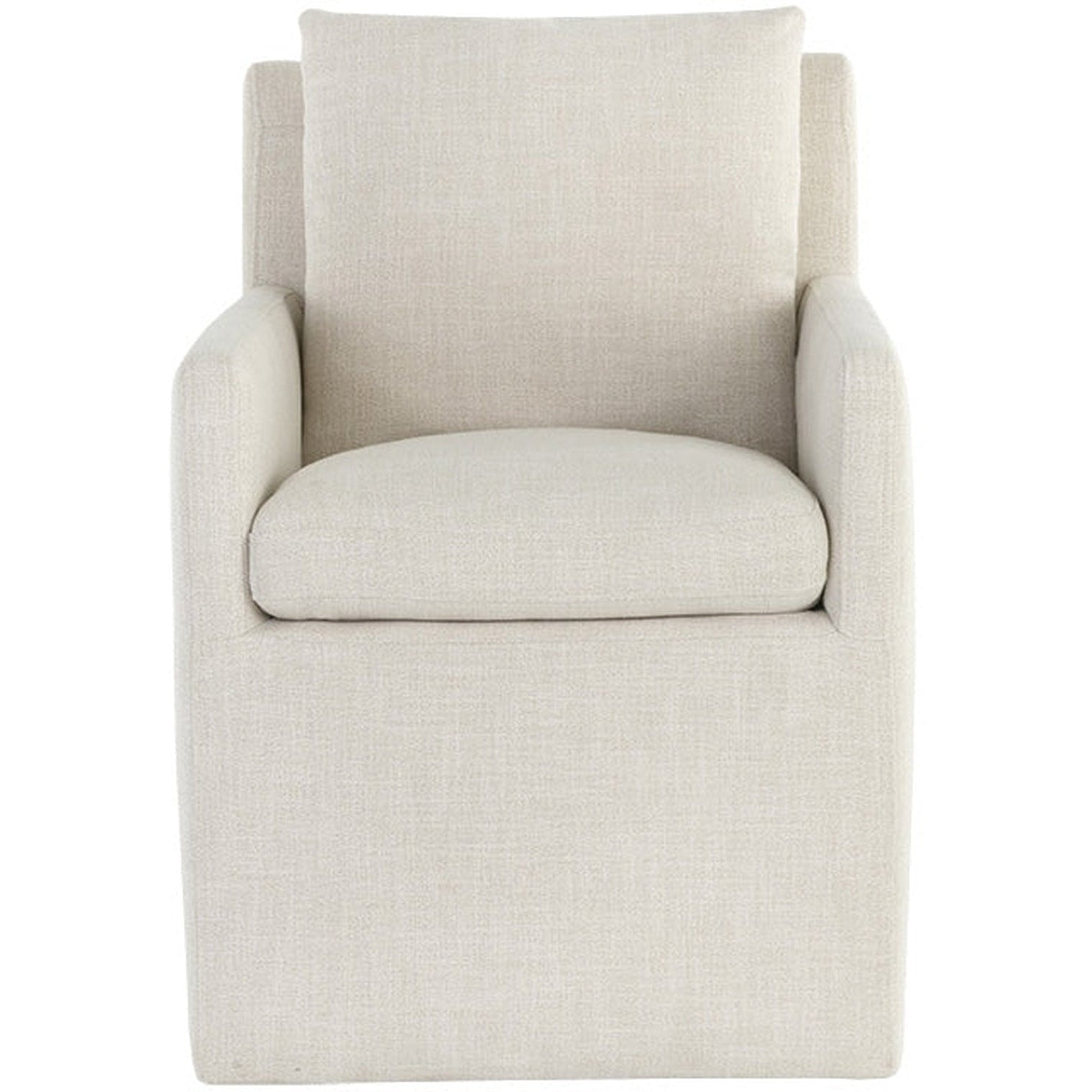 Sunpan Glenrose Wheeled Dining Armchair