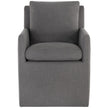 Sunpan Glenrose Wheeled Dining Armchair