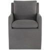 Sunpan Glenrose Wheeled Dining Armchair