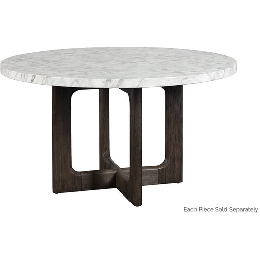 Sunpan Cypher Round Dining Table - Wood Look