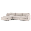 Four Hands Westwood 3 PC Sectional with Ottoman