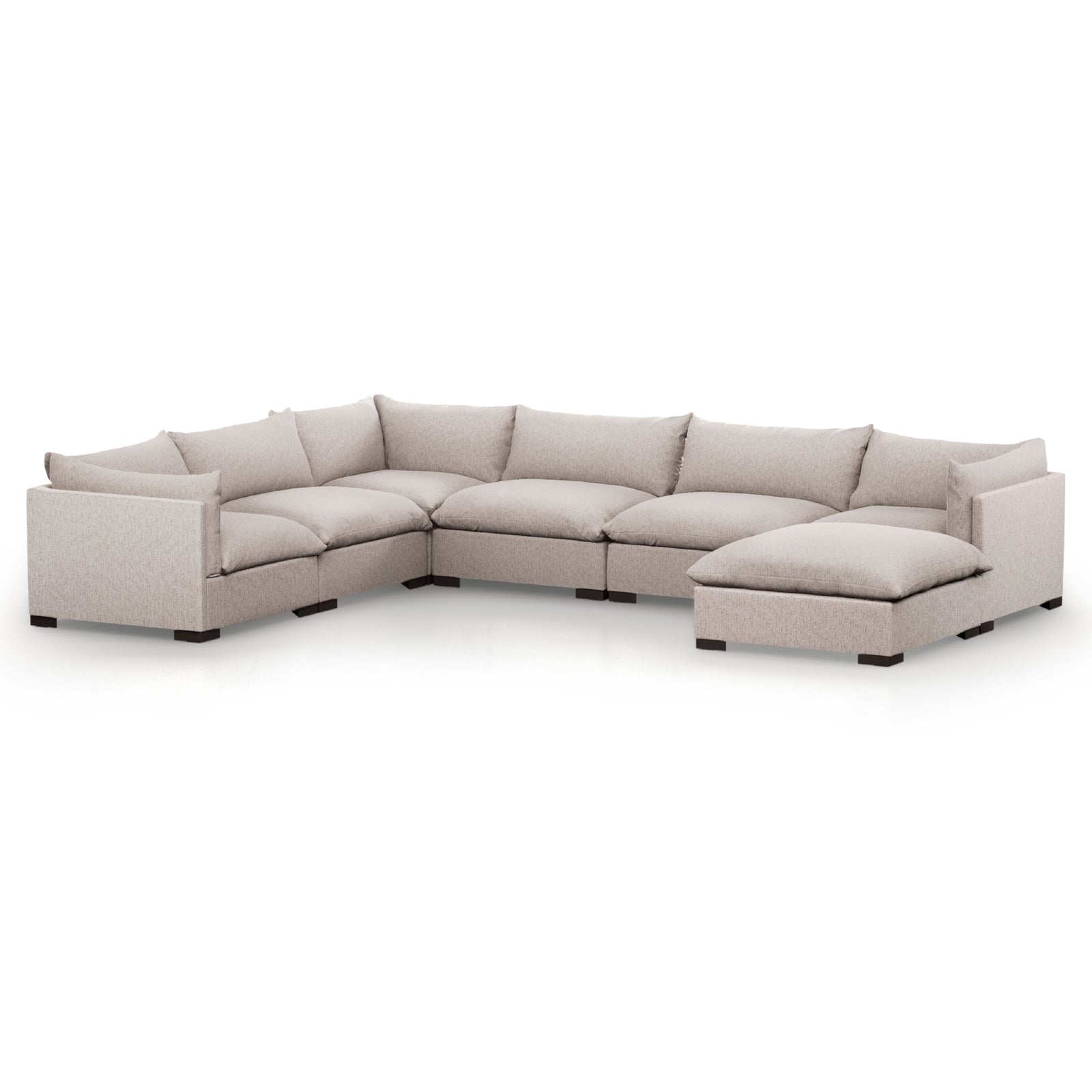 Four Hands Westwood 6 PC Sectional with Ottoman