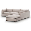 Four Hands Westwood 4 PC Sectional with Ottoman