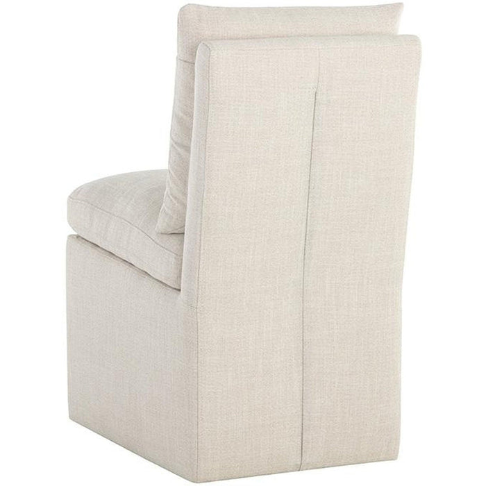 Sunpan Glenrose Wheeled Dining Chair