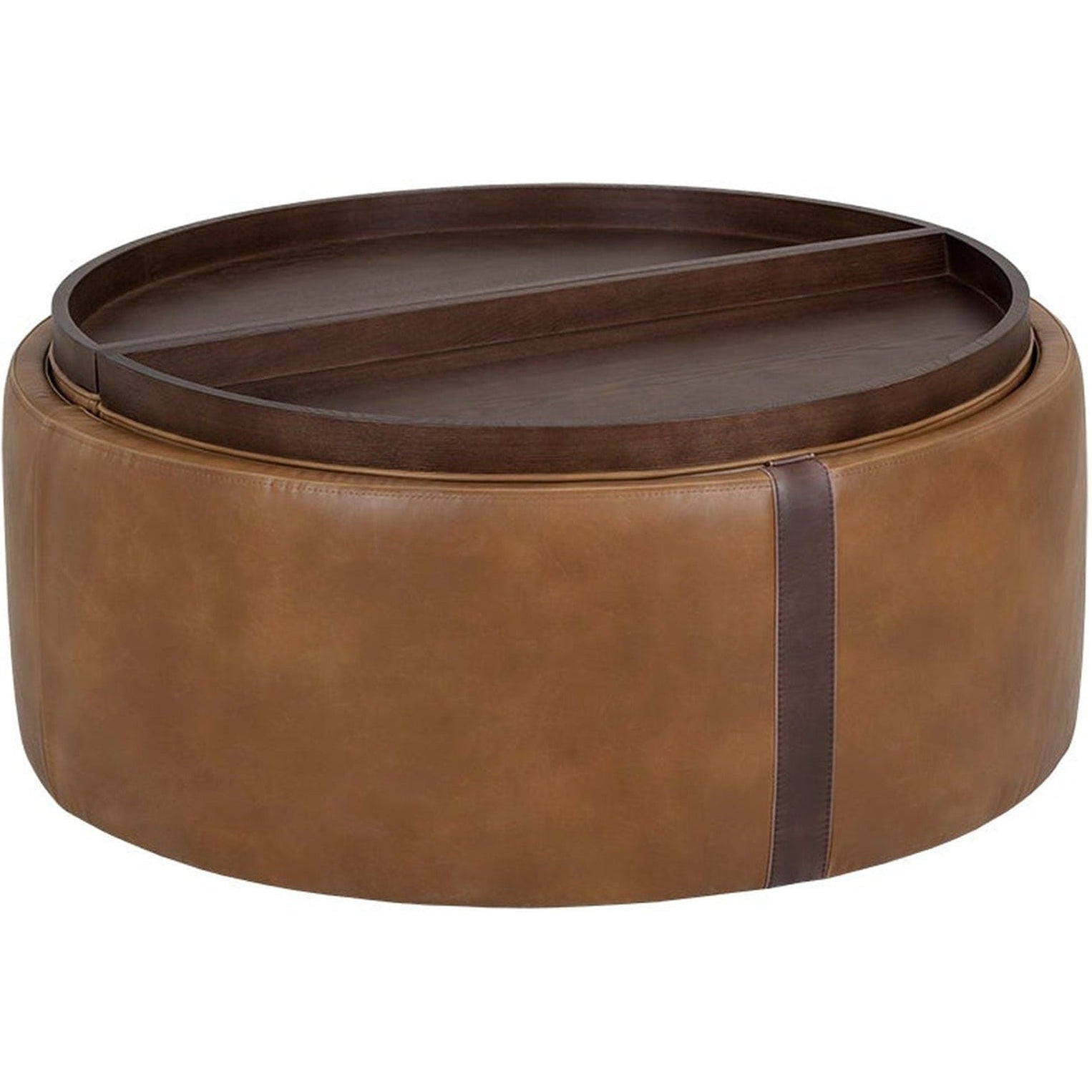 Sunpan Borelli Wheeled Storage Ottoman