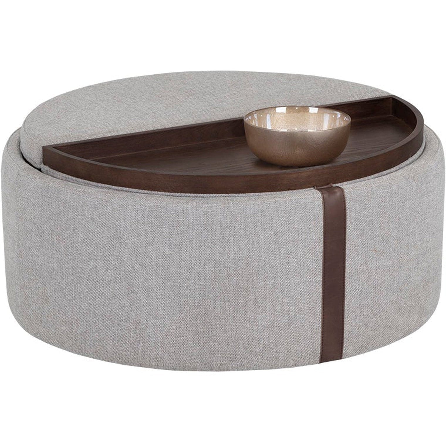 Sunpan Borelli Wheeled Storage Ottoman