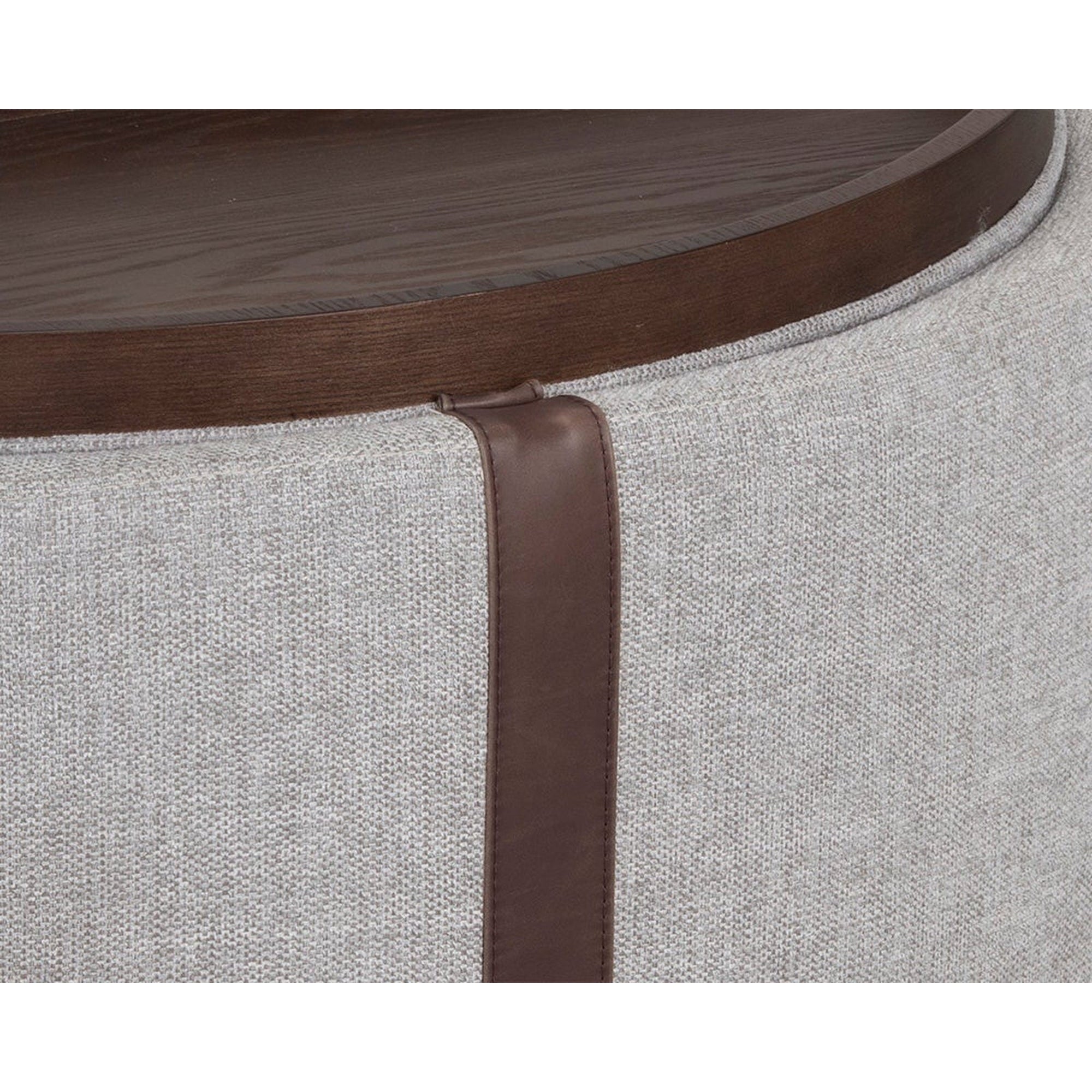 Sunpan Borelli Wheeled Storage Ottoman