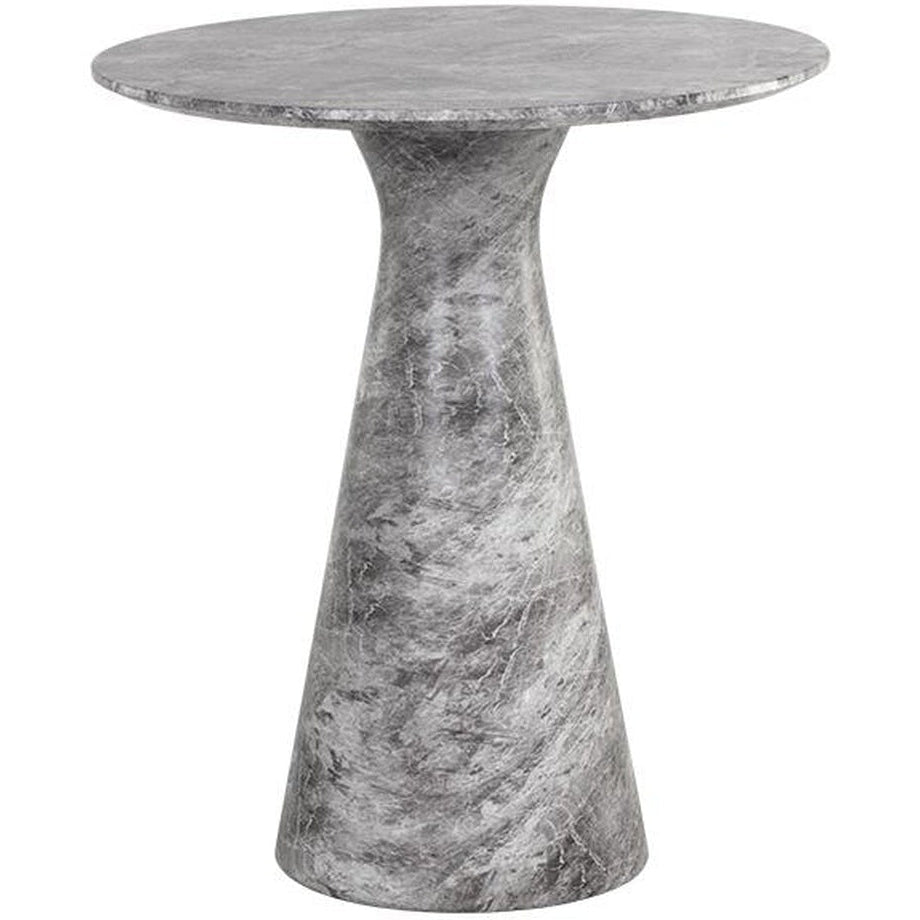 Sunpan Shelburne Counter Table - Marble Look/Grey