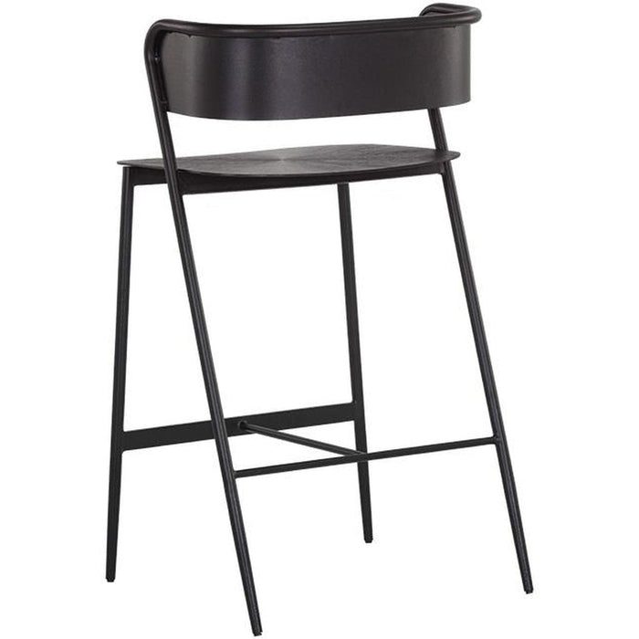 Sunpan Keanu Counter Stool - Gunmetal