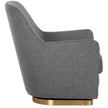 Sunpan Marcela Swivel Lounge Chair - Belfast Koala Grey